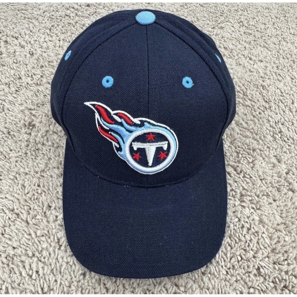 Tennessee Titans Hat Reebok Navy Core Classic 3D Logo StrapBack Vtg 2000 Cap NWT - Picture 11 of 11